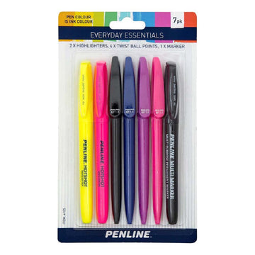 2 x Penline Everyday Essentials 7-Pack - Multi